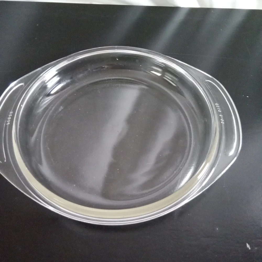Pyrex Clear Glass Round Lid 684C C-22 Replacement Tab Handle 8.75 Inch Rim